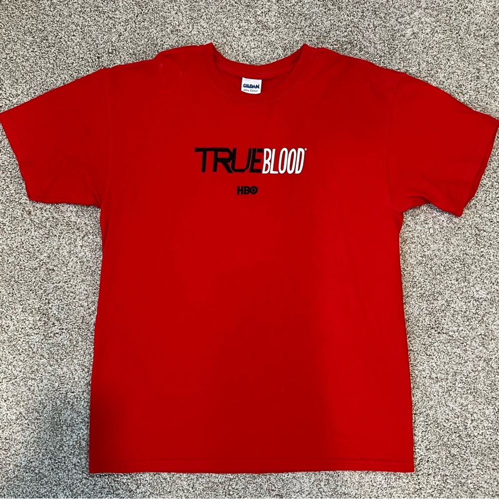 Red TRUE BLOOD Graphic Tee - Large